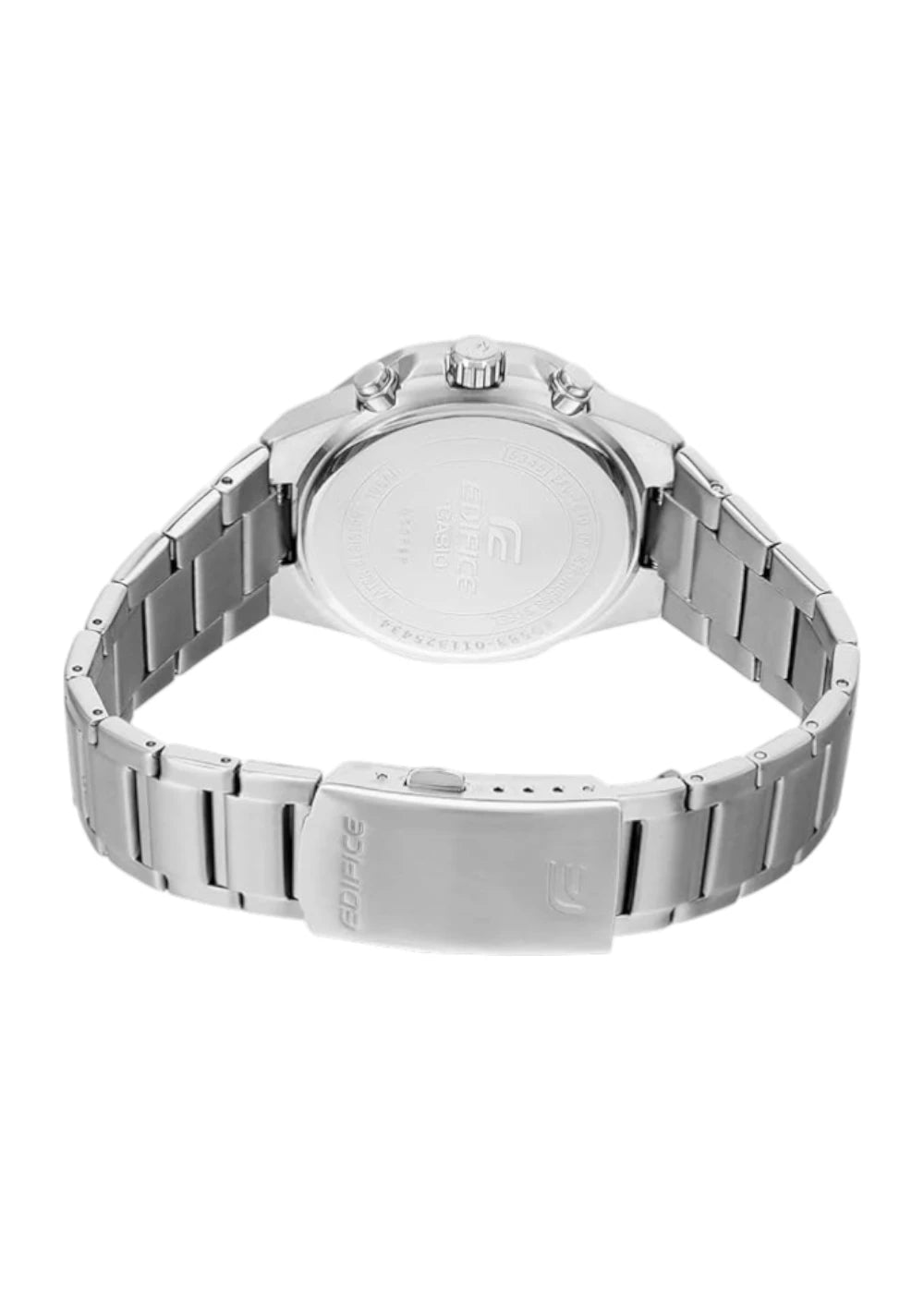 Casio Edifice EFV-640D-1AVUDF Black Analog Dial Silver Stainless Steel Band Men's Watch