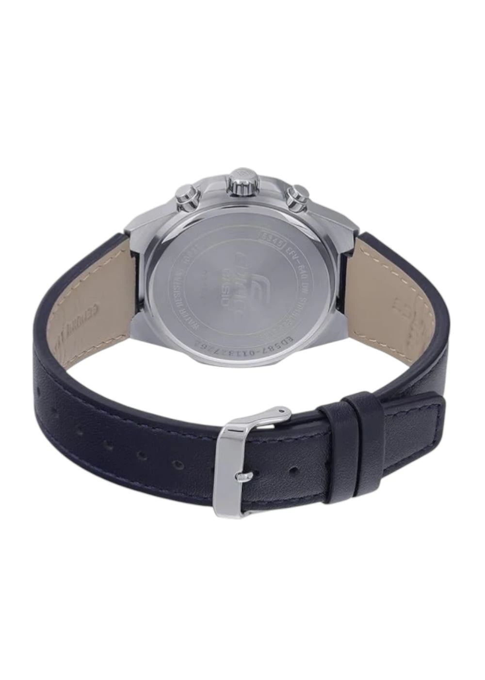 Casio Edifice EFV-640L-2AVUDF Blue Analog Dial Blue Leather Band Men's Watch