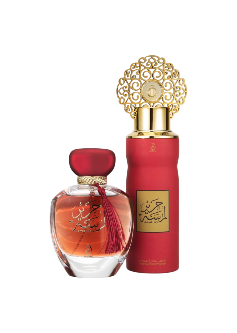 ARABIYAT LAMSAT HARIR RED 100ML + 200ML DEO
