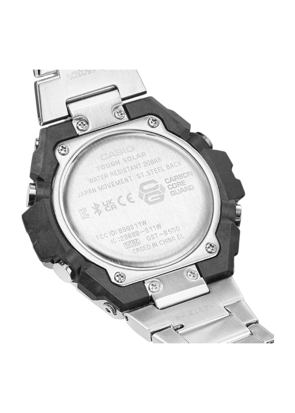 CASIO G-SHOCK Men's Stainless Steel Analog-Digital Watch GST-B500D-1ADR
