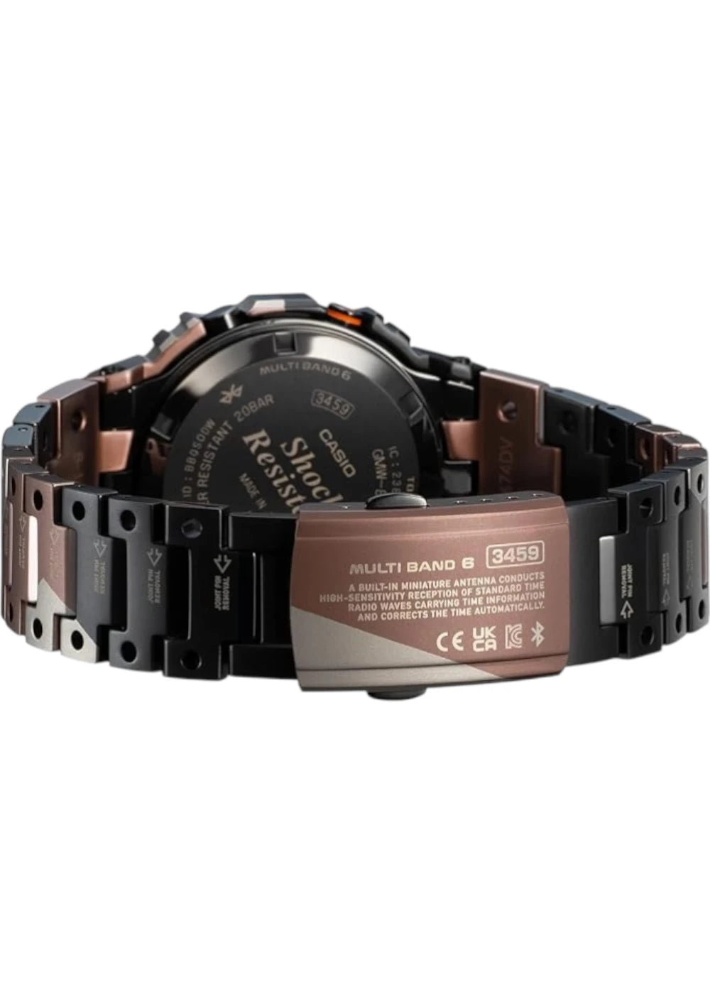 Casio G-Shock Men's Digital Watch - GMW-B5000TVB-1DR | Titanium Full Metal Bluetooth Solar