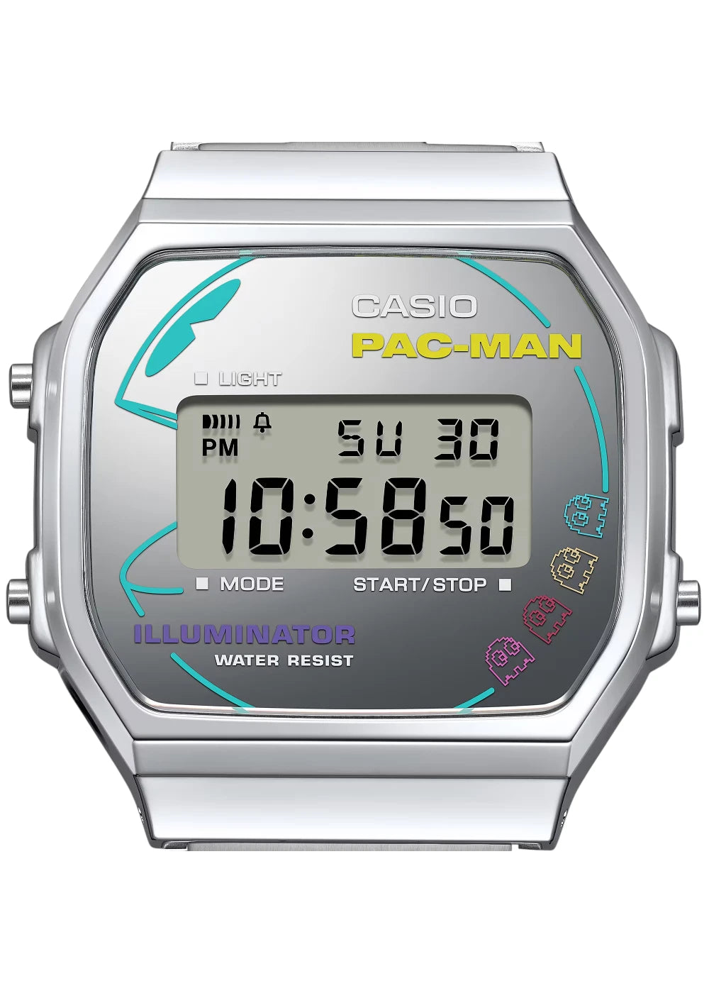 Casio Vintage A168WEPC-7ADR Digital Silver Dial Unisex