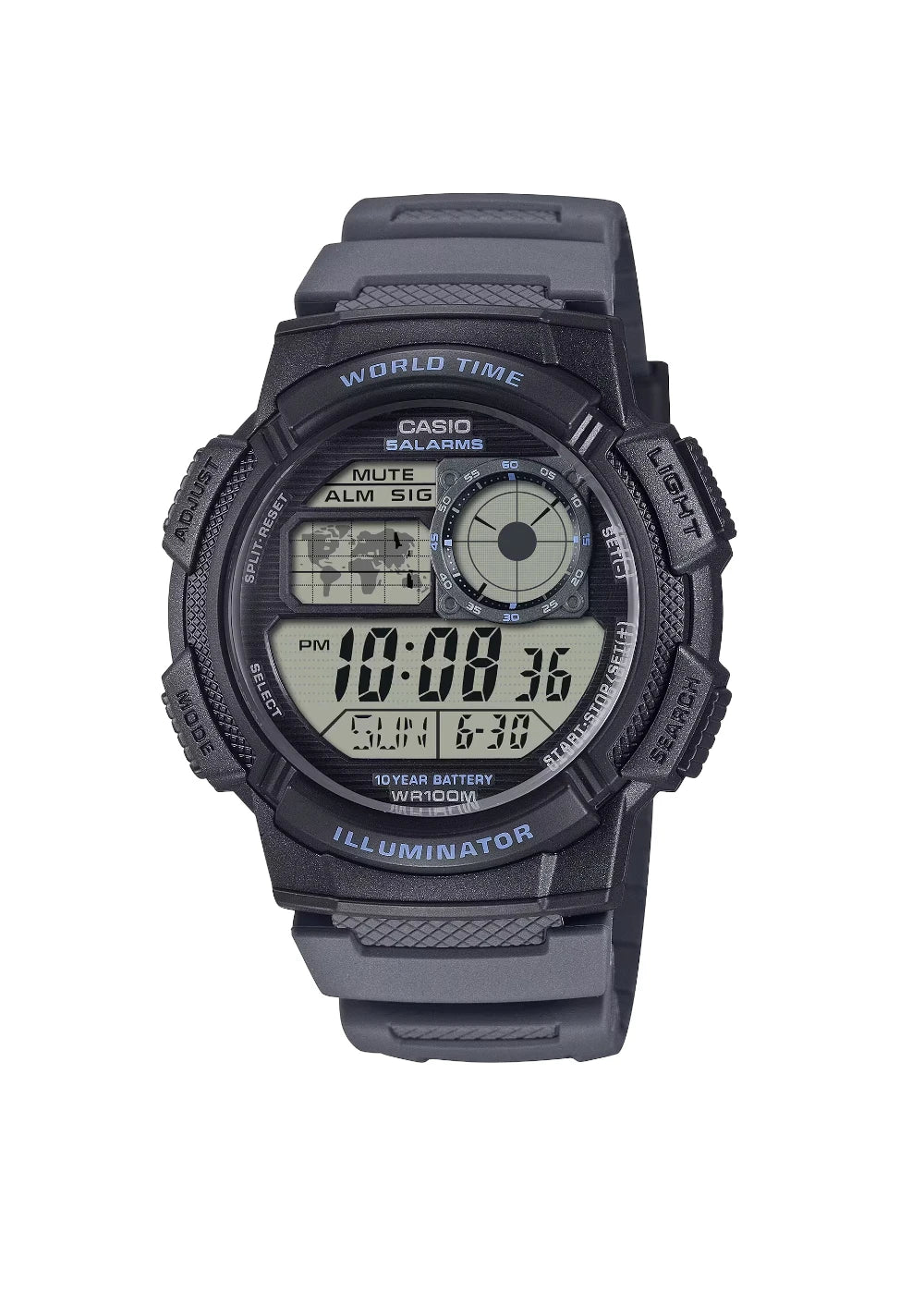 Casio Youth AE-1000W-8AVDF Digital Black Dial Unisex
