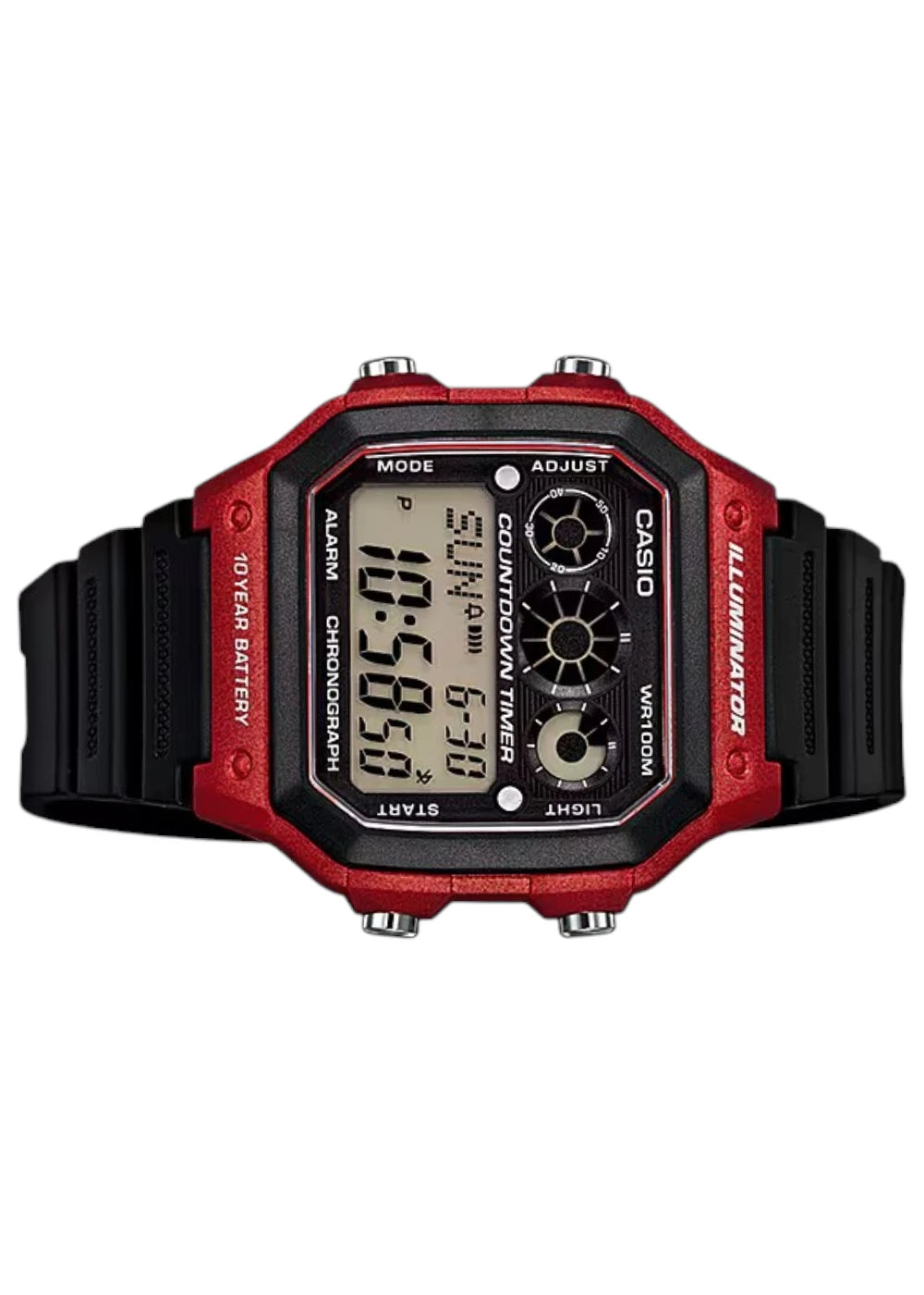 Casio Men's Watch - AE-1300WH-4AVDF Black Dial, Black Band