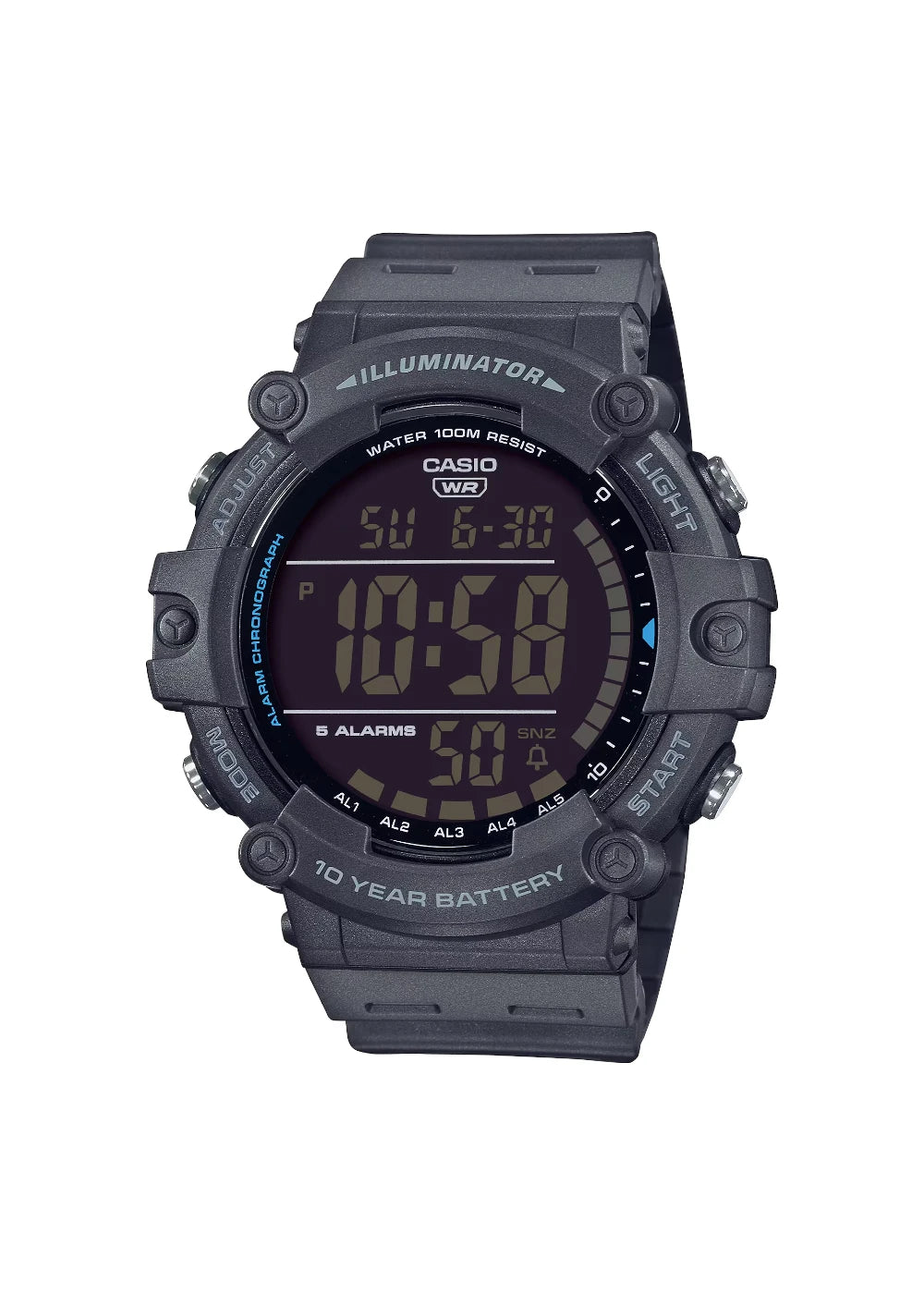 Casio Youth Series Digital Black Dial Men AE-1500WH-8BVDF