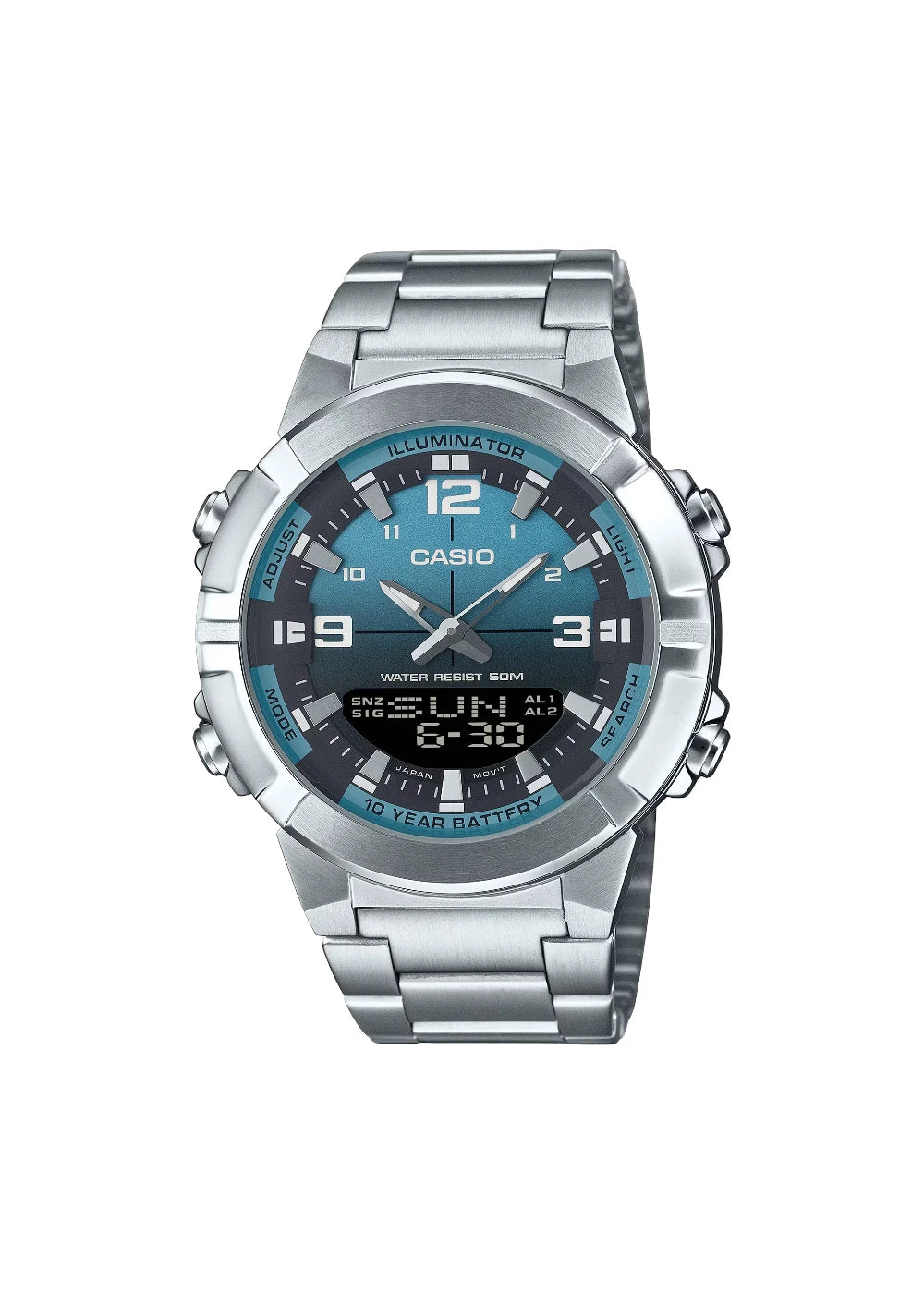 CASIO Analog-Digital Combination Men Watch AMW-870DA-2A2VDF