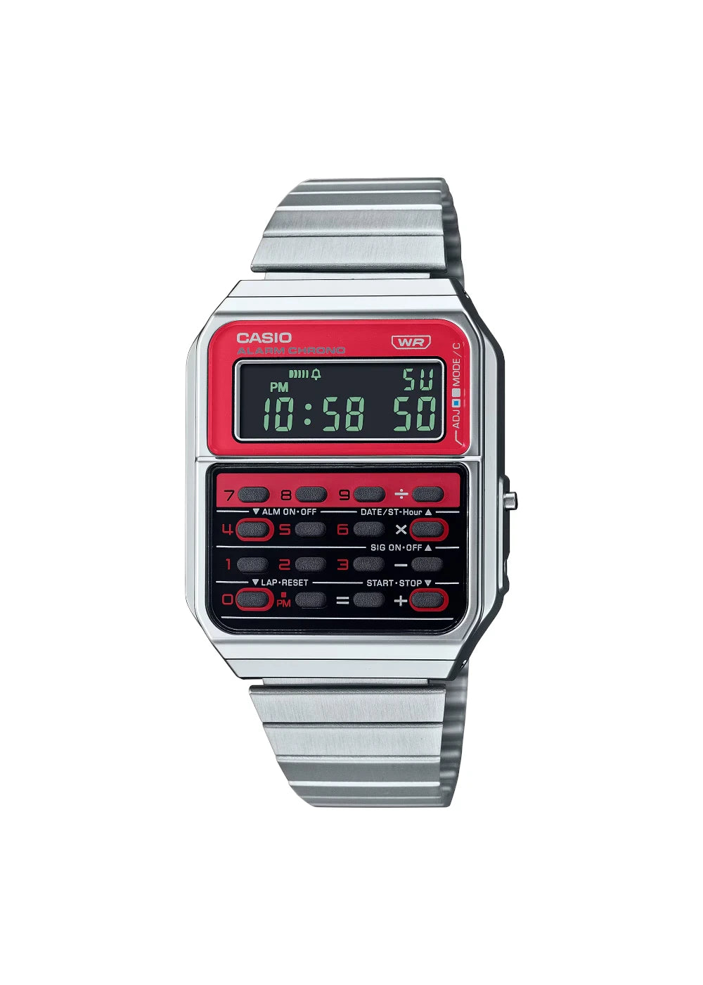 CASIO VINTAGE DATABANK CALCULATOR UNISEX WATCH CA-500WE-4BDF