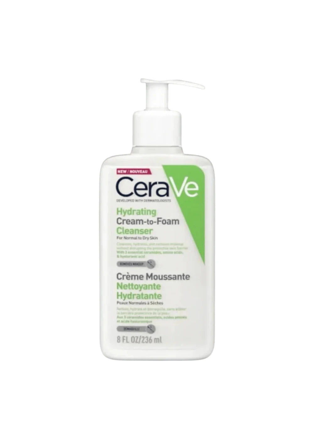CeraVe Hydrating Cream-to-Foam Cleanser