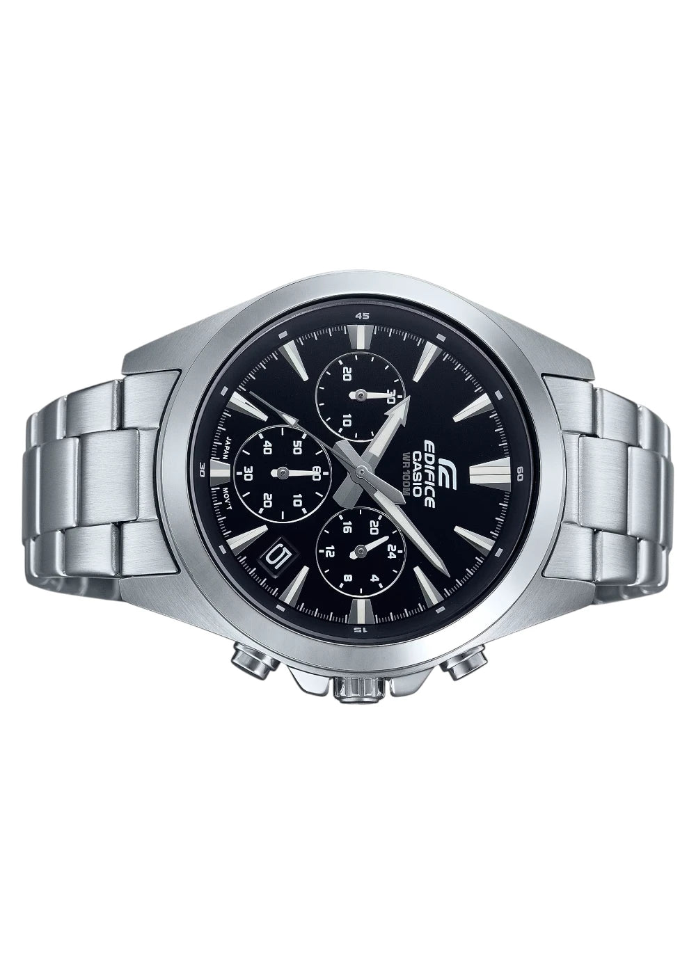 Casio Edifice Men's Watch - EFV-630D-1AVUDF Black Dial, Silver Band