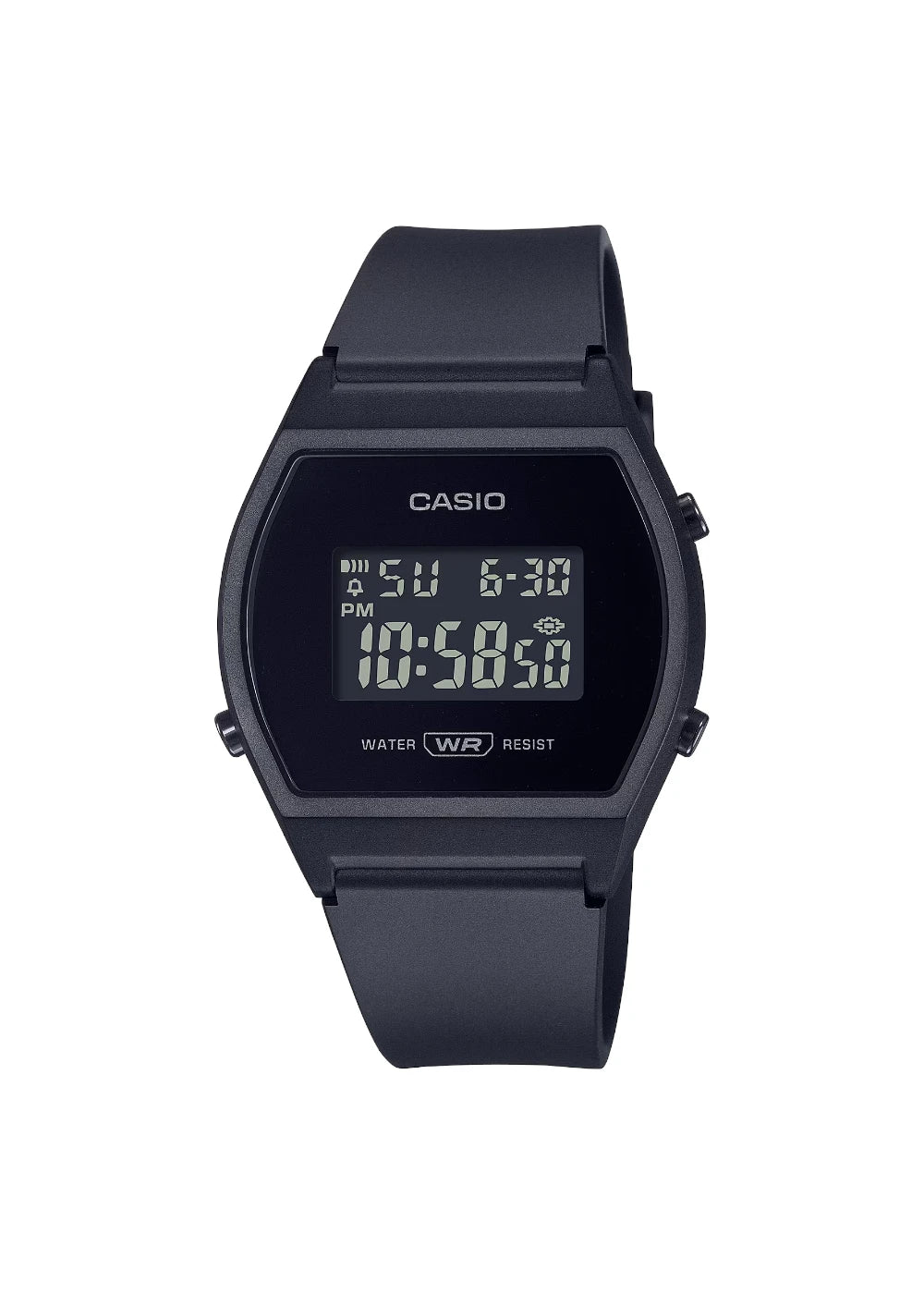 CASIO Women's Digital Black Dial Watch - LW-204-1BDF