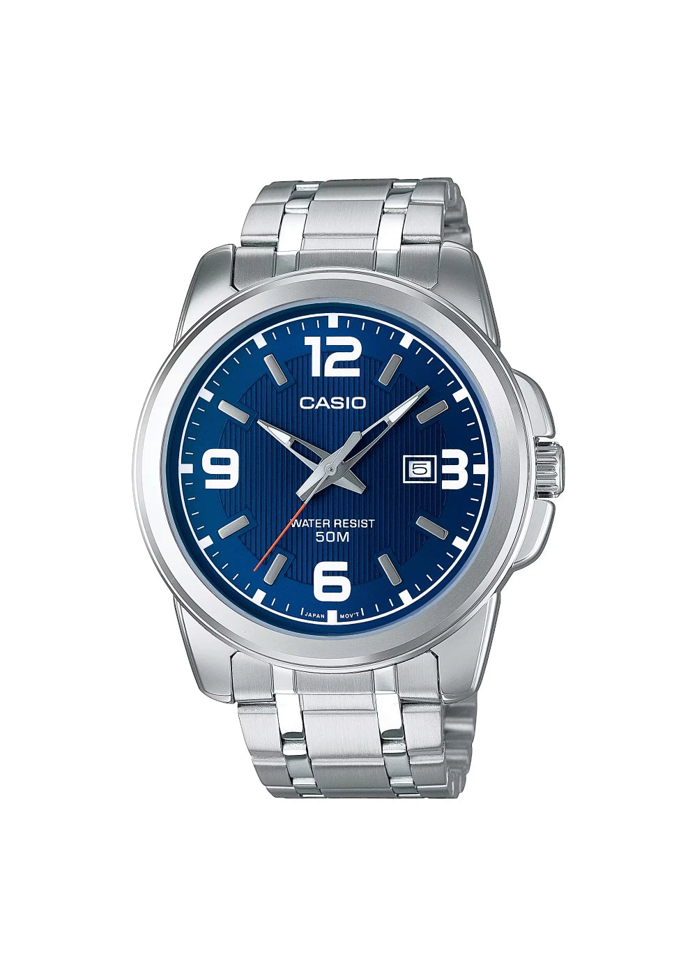CASIO Men's Analog Blue Dial Watch - MTP-1314D-2AVDF