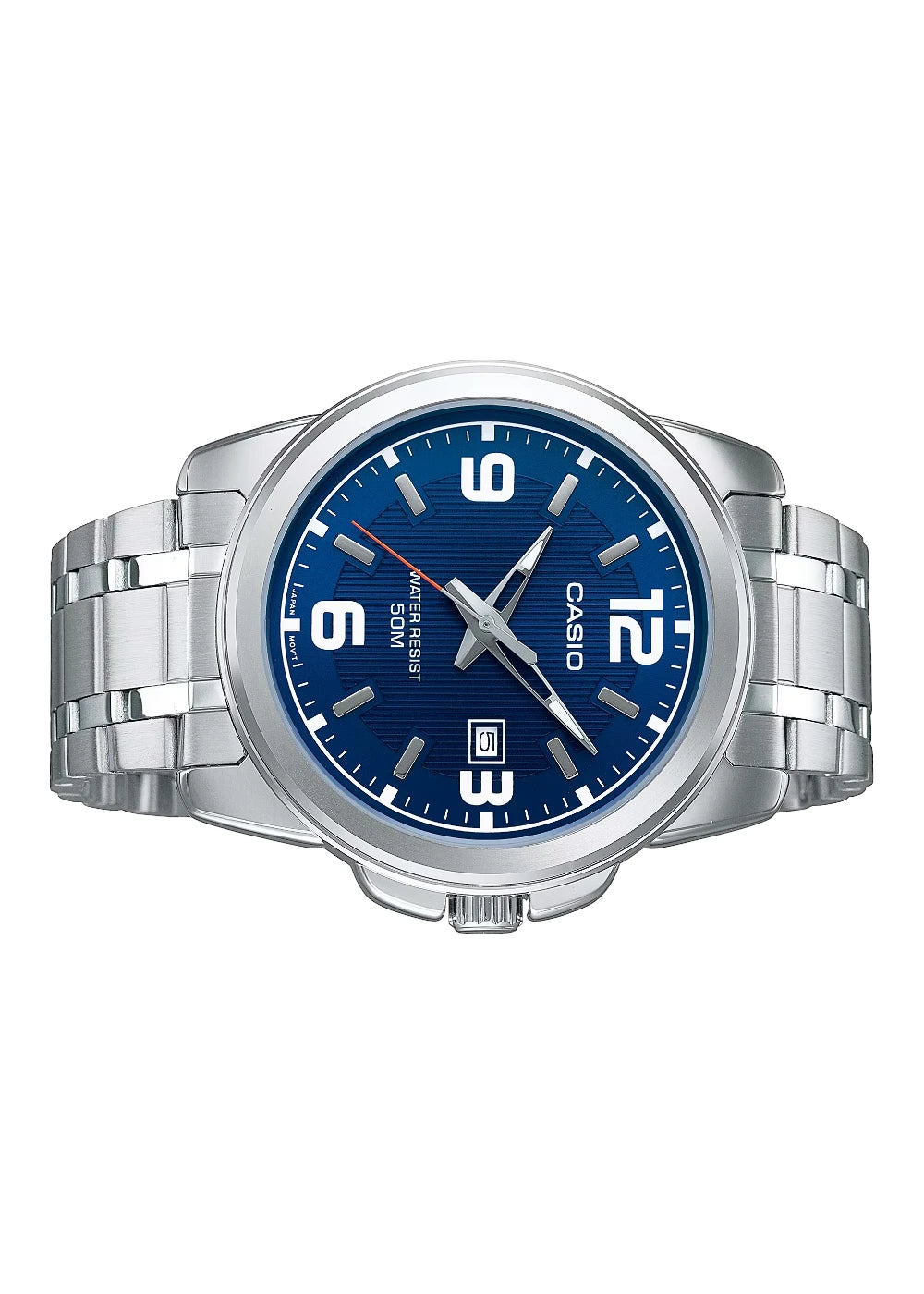 CASIO Men's Analog Blue Dial Watch - MTP-1314D-2AVDF