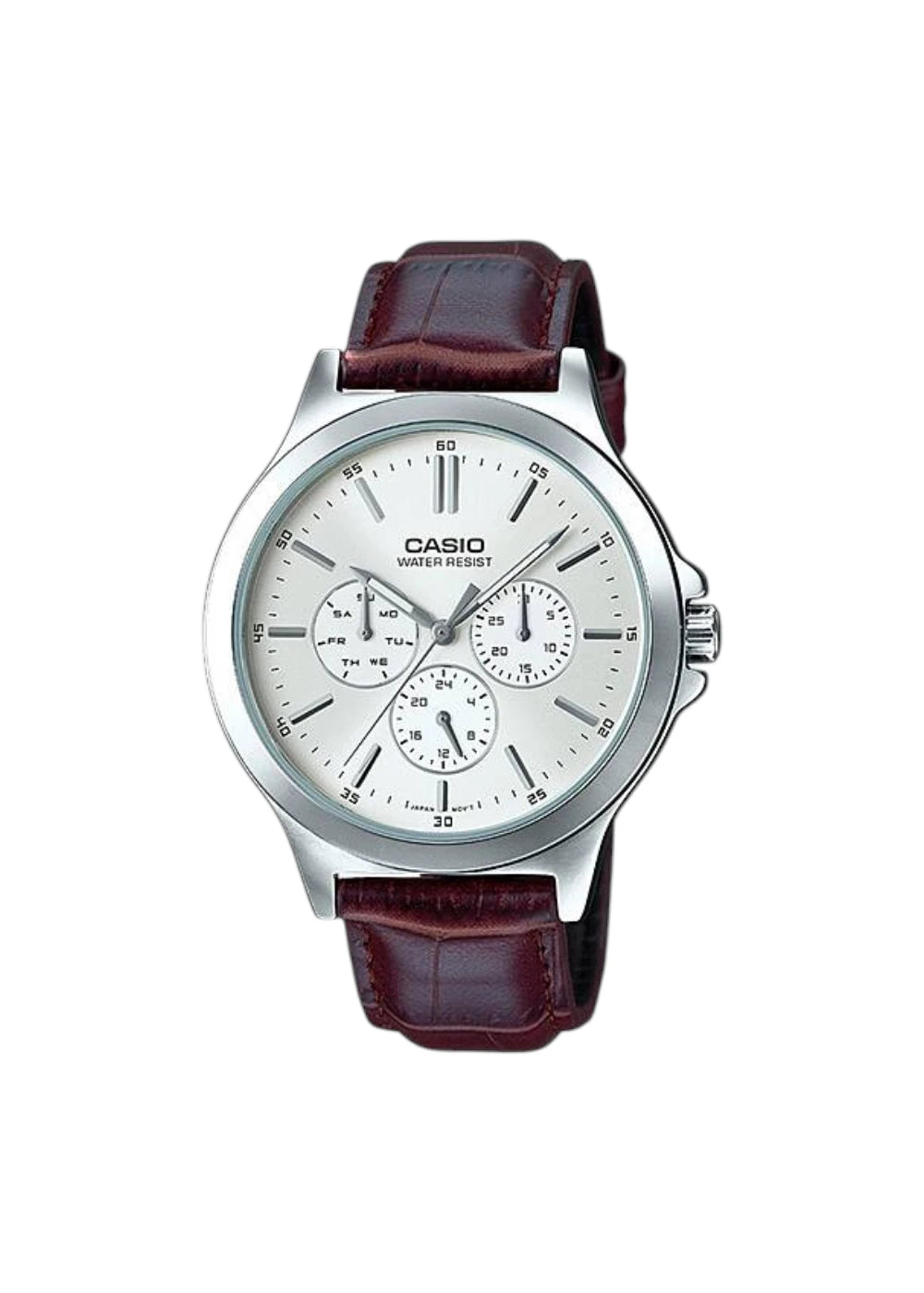 CASIO Men's Analog White Dial Watch - MTP-V300L-7AUDF