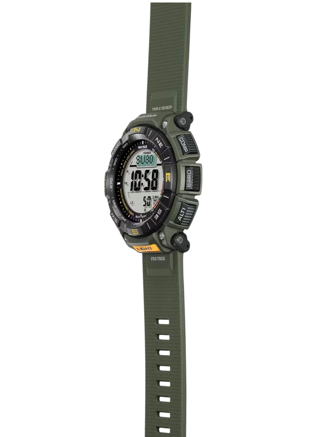 Casio Pro Trek Men's Digital Tough Solar Watch PRG-340-3DR