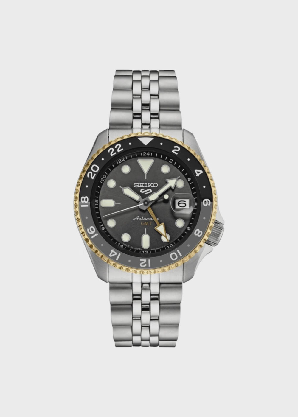Seiko 5 Sports Black Grape GMT SKX Re-Interpretation - SSK001K1