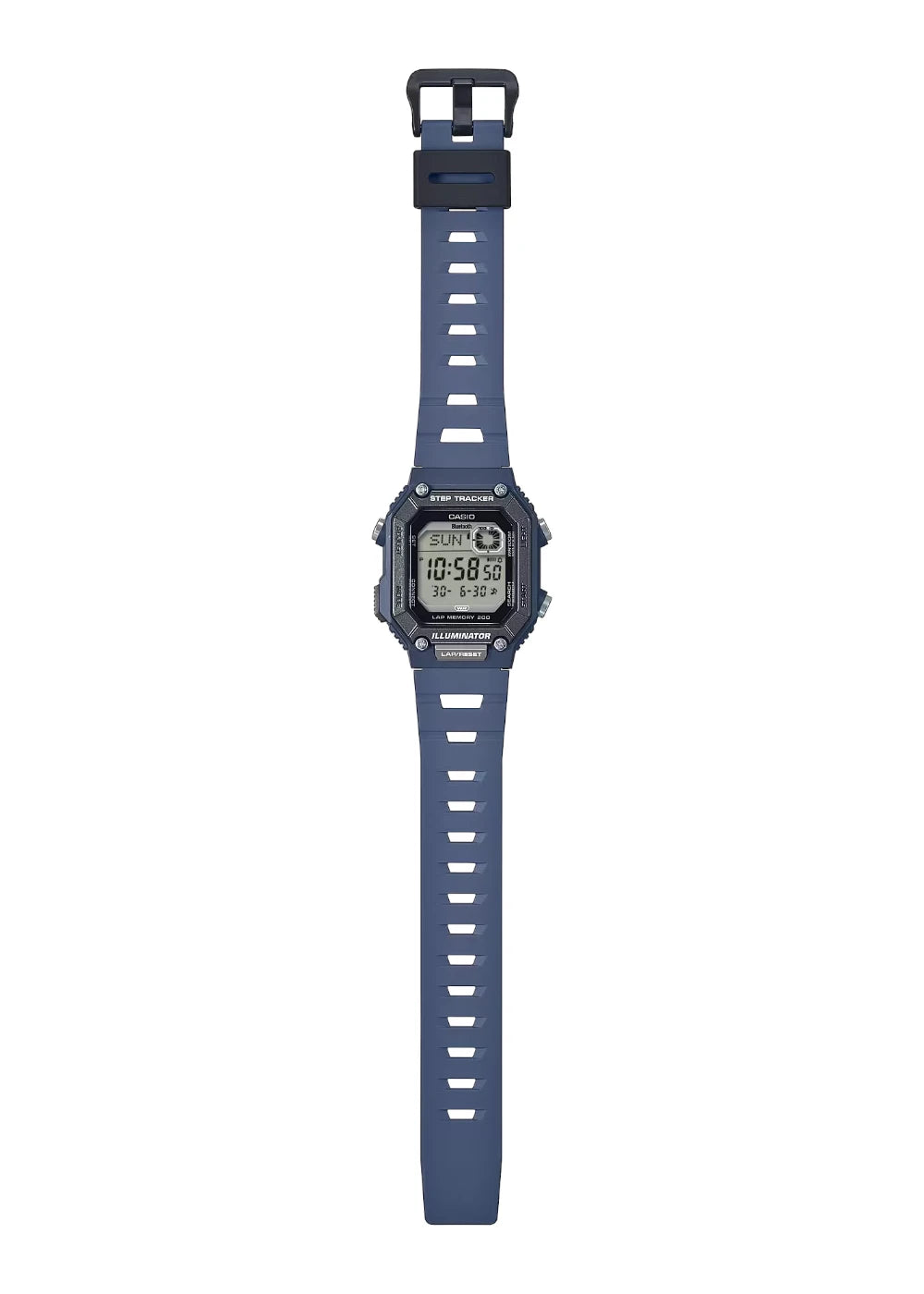 CASIO WS-B1000-2AVDF Bluetooth Digital Step Tracker Blue Men's Sports Watch