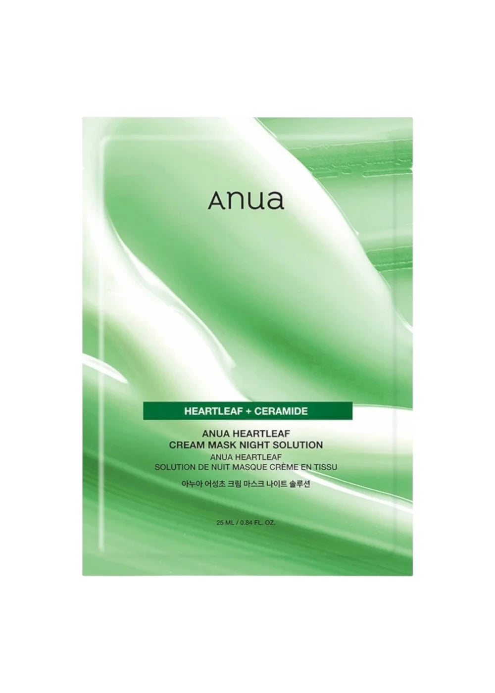 Anua Heartleaf Cream Mask Night Solution (1 Sheet)