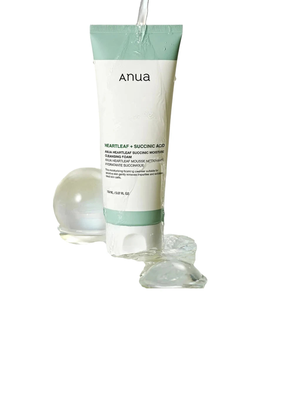 Anua Heartleaf Succinic Moisture Cleansing Foam 150ml