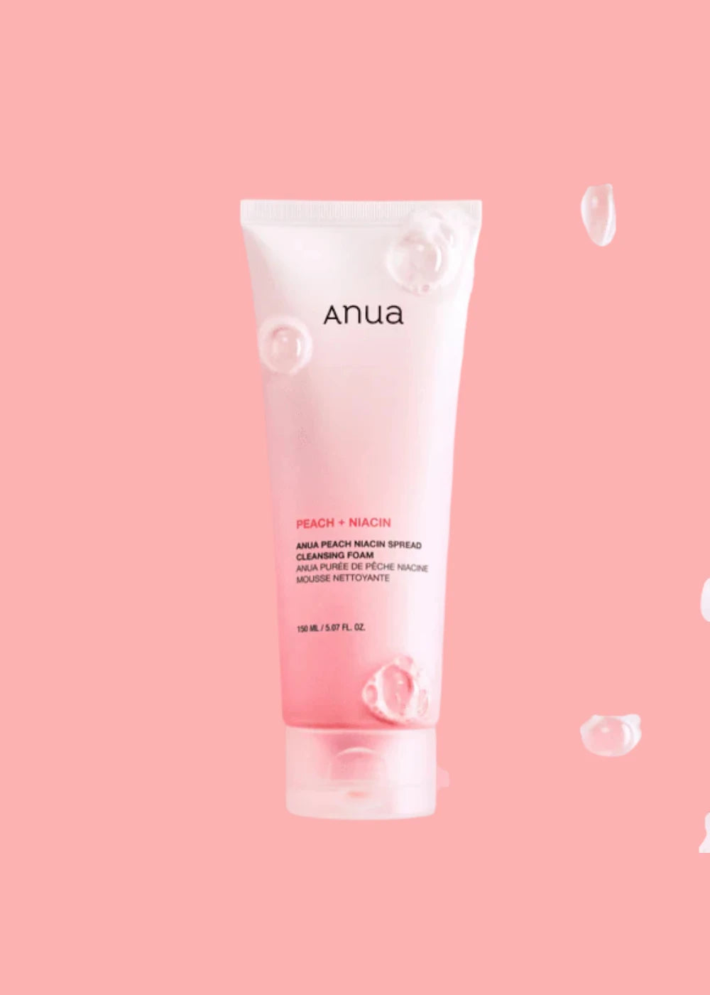 Anua Peach Niacin Spread Cleansing Foam 150ml