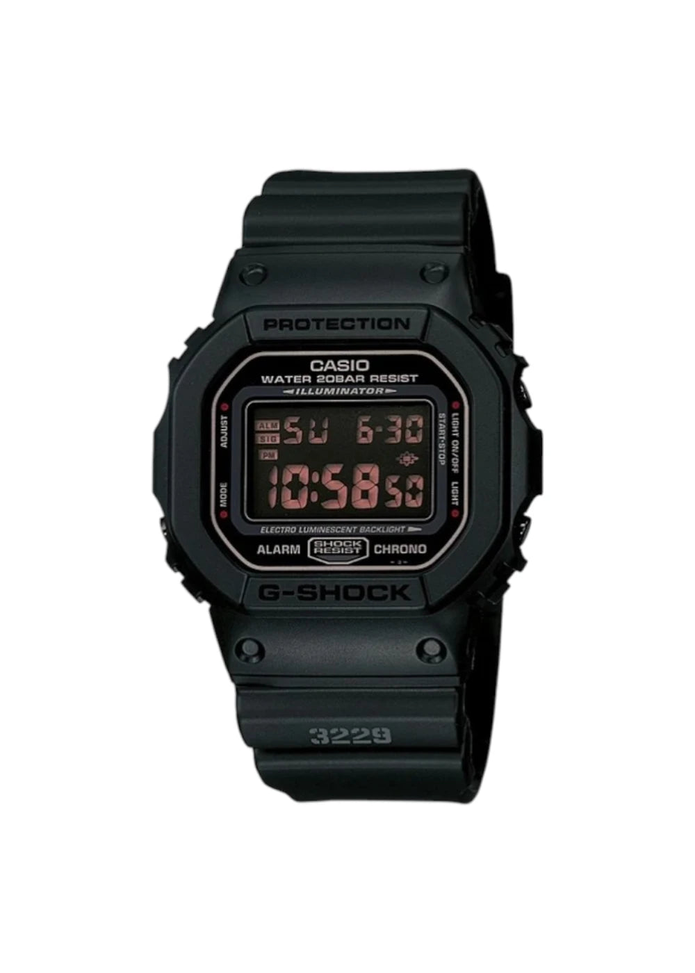 G-Shock Men's Digital Grey Dial Watch - DW-5600MS-1DR