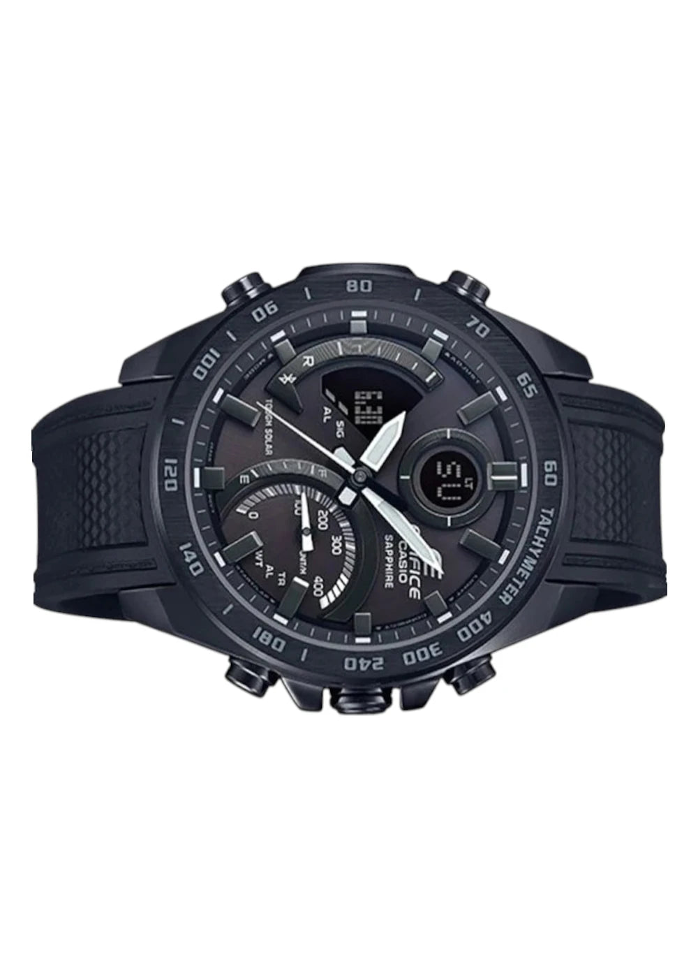 Casio EDifice ECB-900PB-1ADR Black Analog-Digital Dial Black Resin Strap Men's Watch