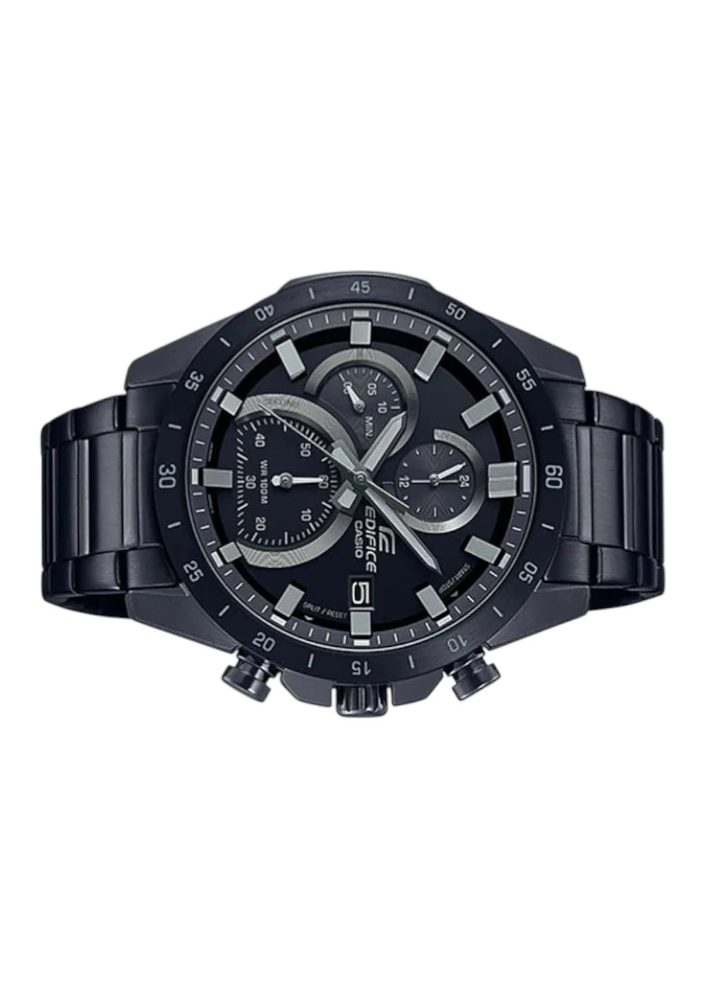 Casio Edifice EFR-571MDC-1AVUDF Black Analog Dial Black Stainless Steel Band Men's Watch