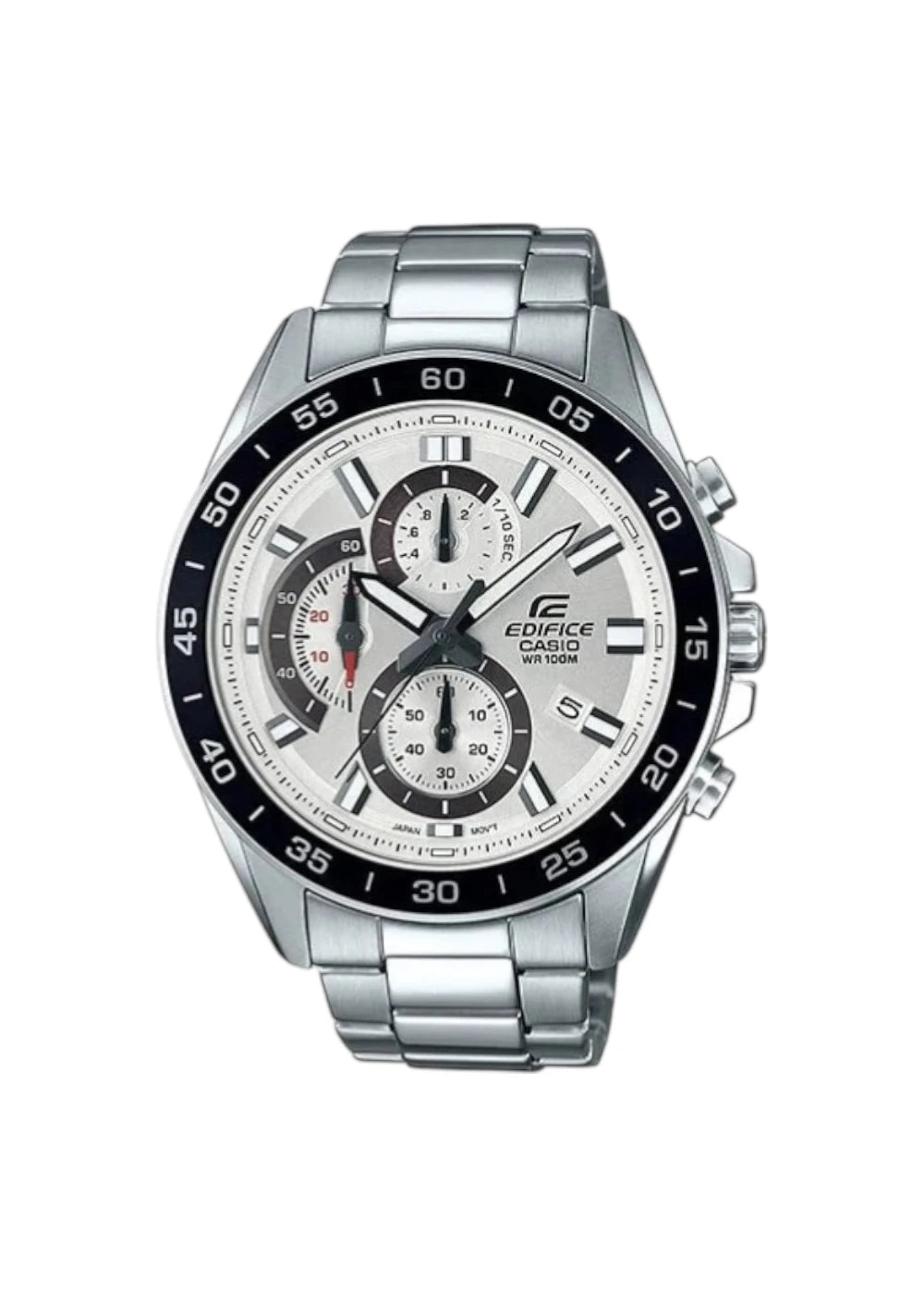 Casio Men's EFV-550D-7AVUDF Edifice Analog Display Quartz Silver Watch