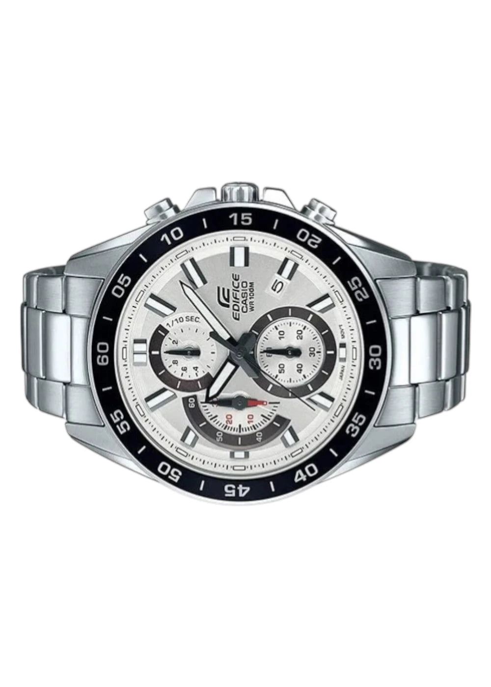 Casio Men's EFV-550D-7AVUDF Edifice Analog Display Quartz Silver Watch