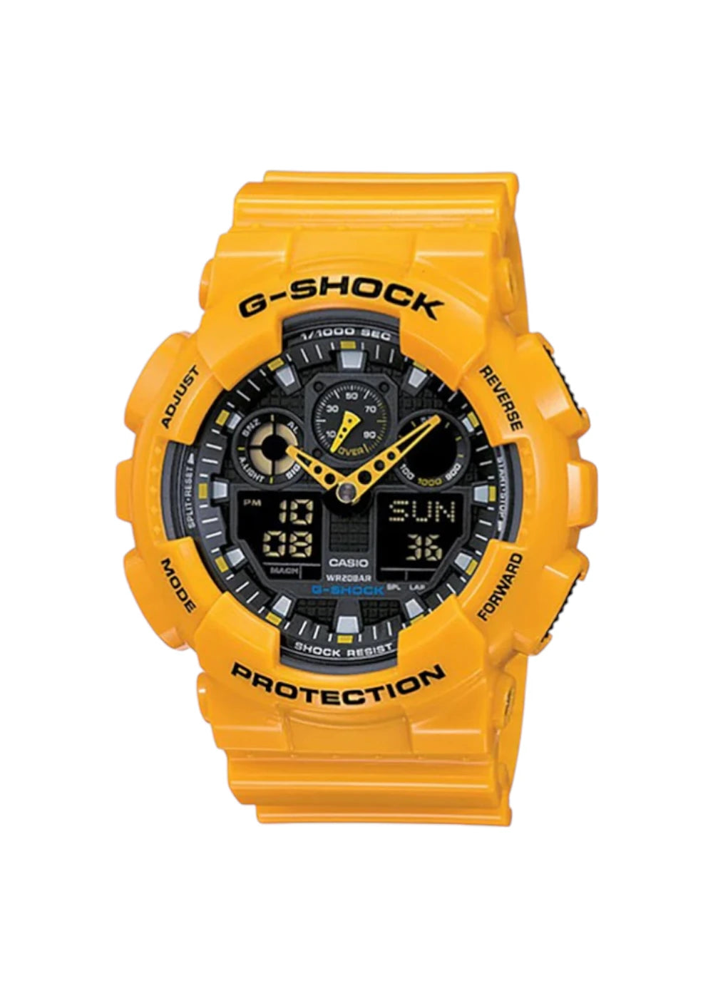 Casio Sport Watch For Men'sAnalog-Digital Resin - GA-100A-9A