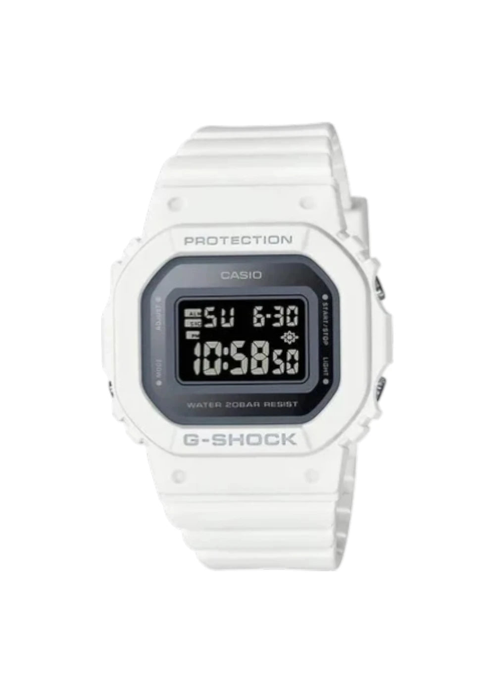 G-SHOCK Women's White Digital Silicone Strap Watch | GMD-S5600-7DR