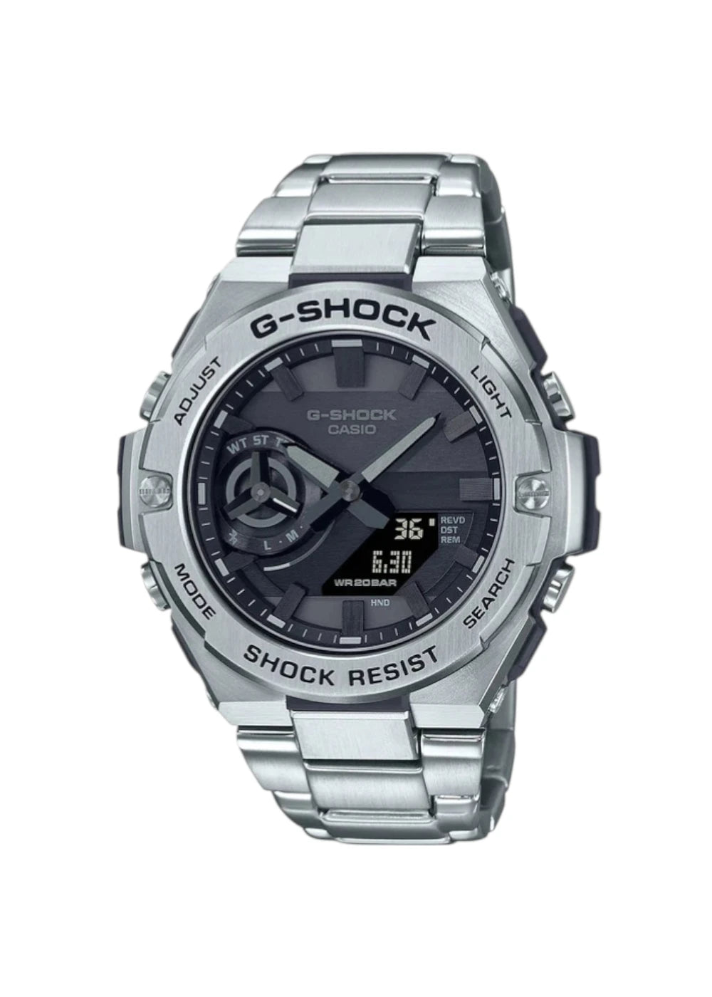 CASIO G-SHOCK Men's Stainless Steel Analog-Digital Watch GST-B500D-1A1DR