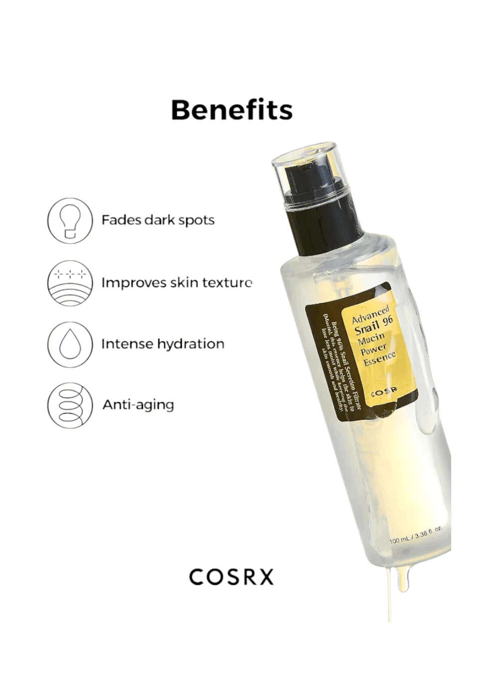 Cosrx Advanced Snail 96 Mucin Power Essence 100ml.