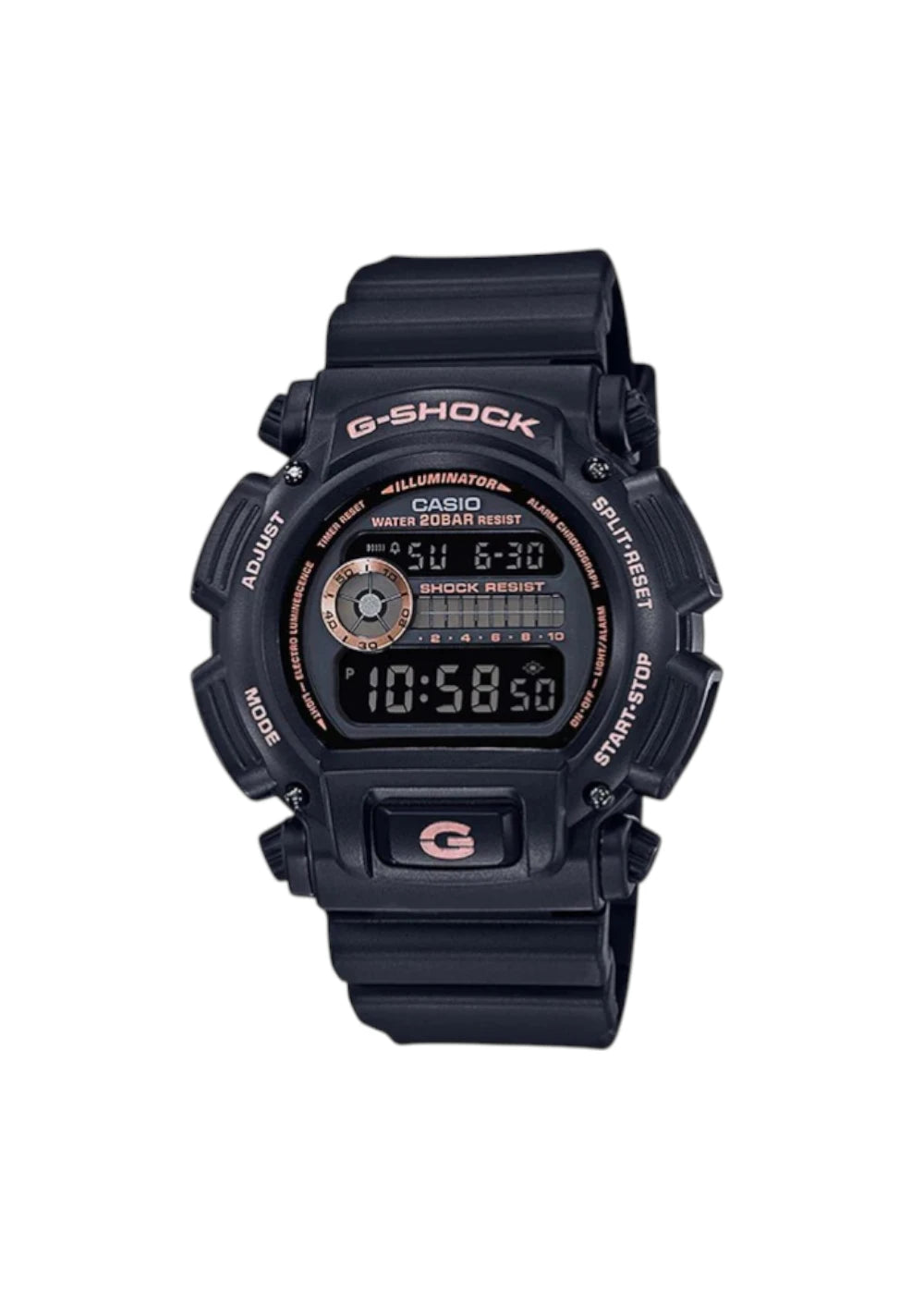 Casio G-Shock DW-9052GBX-1A4 Special Colour Black Rose Gold Men's Digital Sports Watch