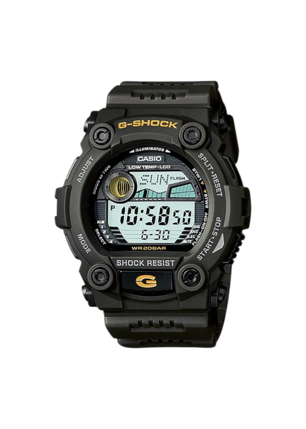 Casio G-Shock Digital Grey Dial Men's Watch - G-7900-3DR