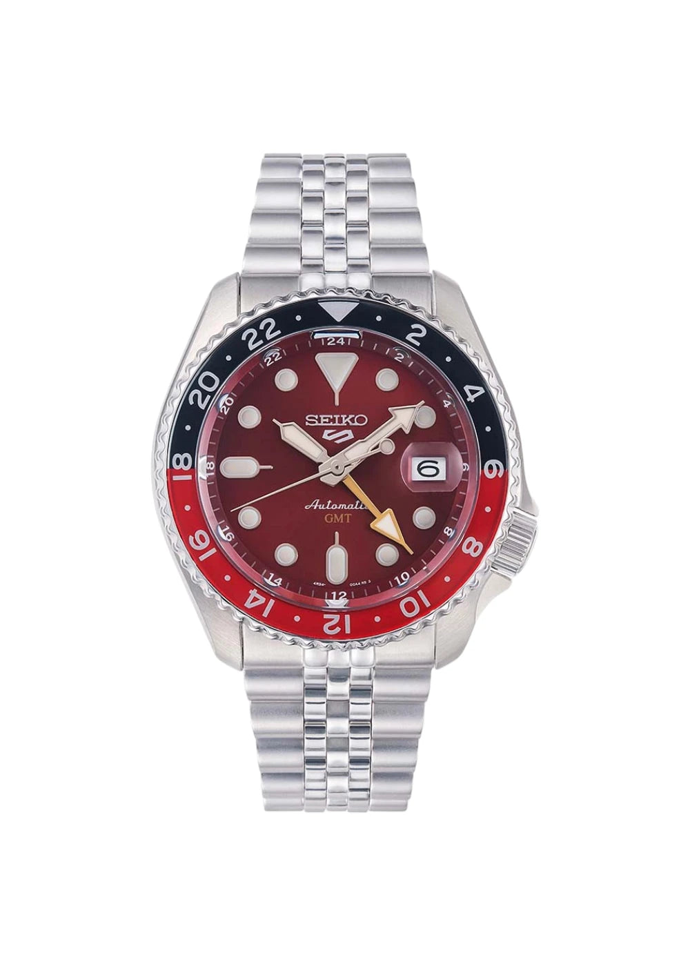 Seiko 5 Sports 42.5mm Automatic GMT Mens Watch SSK031K1