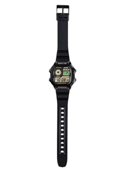 Casio Youth Series Digital Black Dial Men's Watch - AE-1200WH-1BVDF