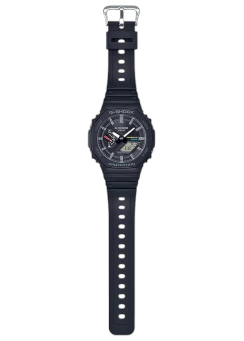 Casio G-Shock GA-B2100-1ADR Black Analog-Digital Dial Black Resin Strap Men's Watch