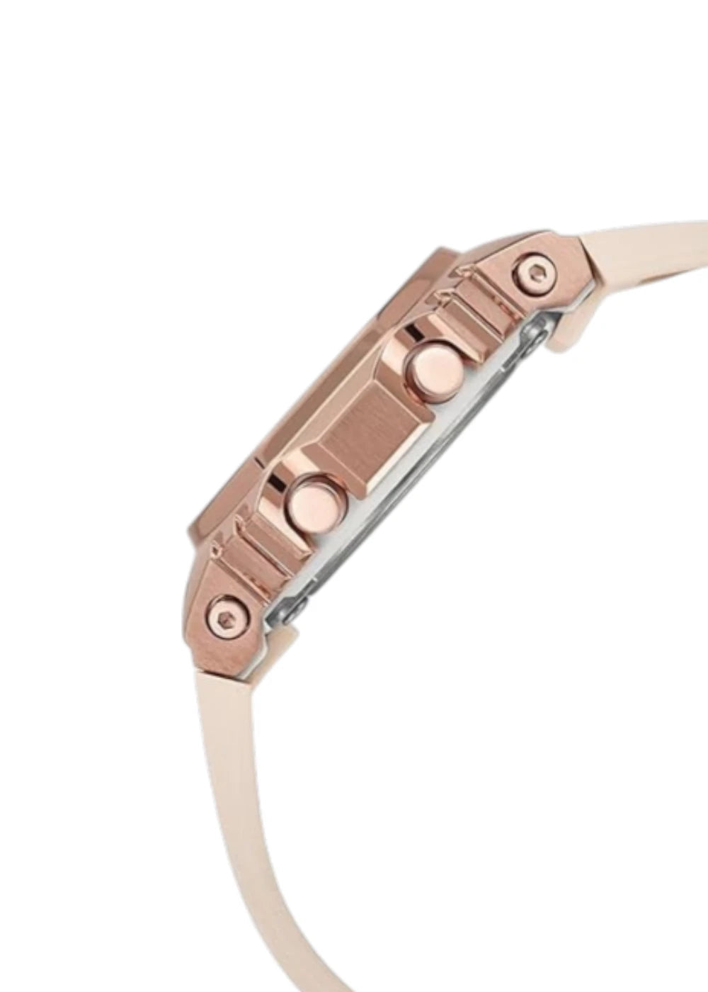 Casio G-Shock GM-S5600UPG-4DR Pink Digital Dial White Bio-Based Resin Band Women's Watch Shock and 200M Water Resistant G1536