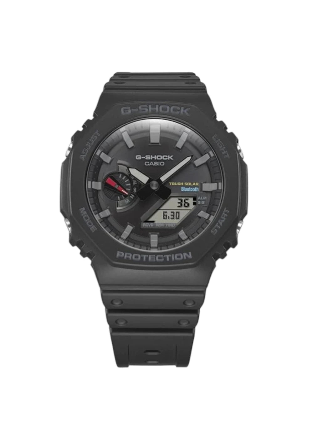 Casio G-Shock GA-B2100-1ADR Black Analog-Digital Dial Black Resin Strap Men's Watch