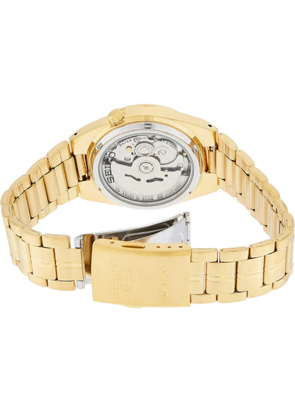 Seiko SNK574J1 5 Automatic Gold Dial Men's Watch