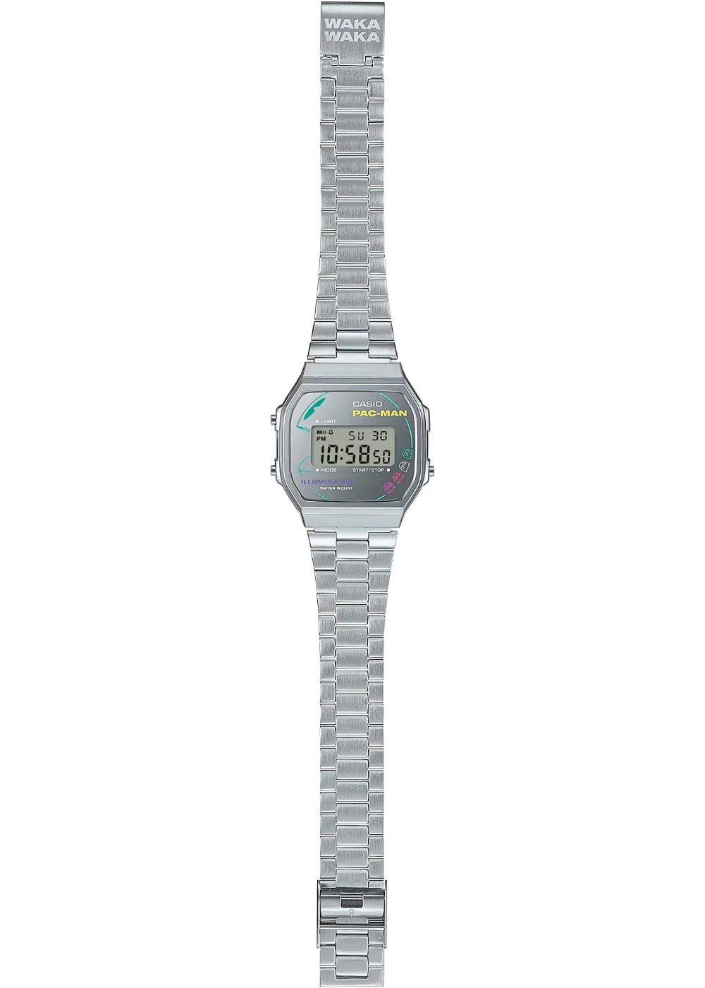 Casio Vintage A168WEPC-7ADR Digital Silver Dial Unisex