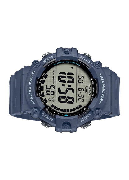 Casio Men Plastic Digital Blue Dial Watch-Ae-1500Wh-2Avdf
