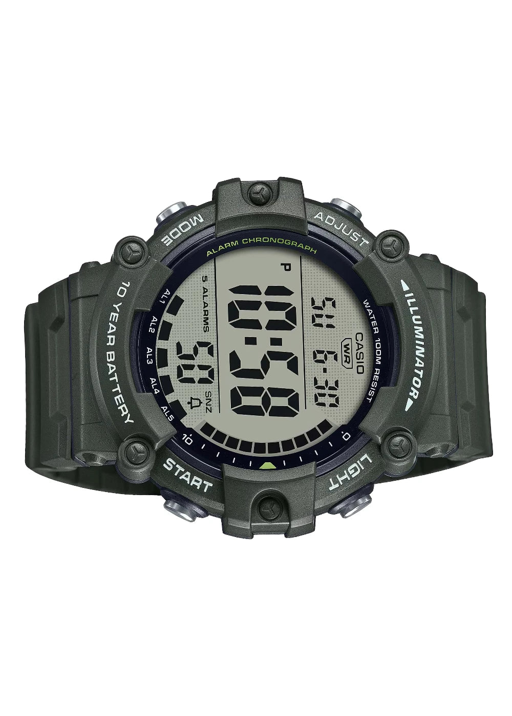 CASIO Men's Digital Transparent Dial Watch - AE-1500WHX-3AVDF