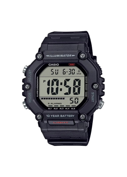 Casio AE-1600H Series  Black LED Illuminator Digital Watch