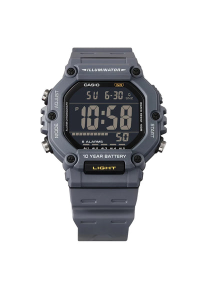 CASIO Men's Digital Grey Dial Watch - AE-1600H-8BVDF