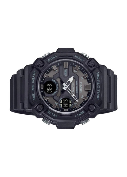 Casio Youth AEQ-120W-1BVDF Analog-Digital Black Dial Men