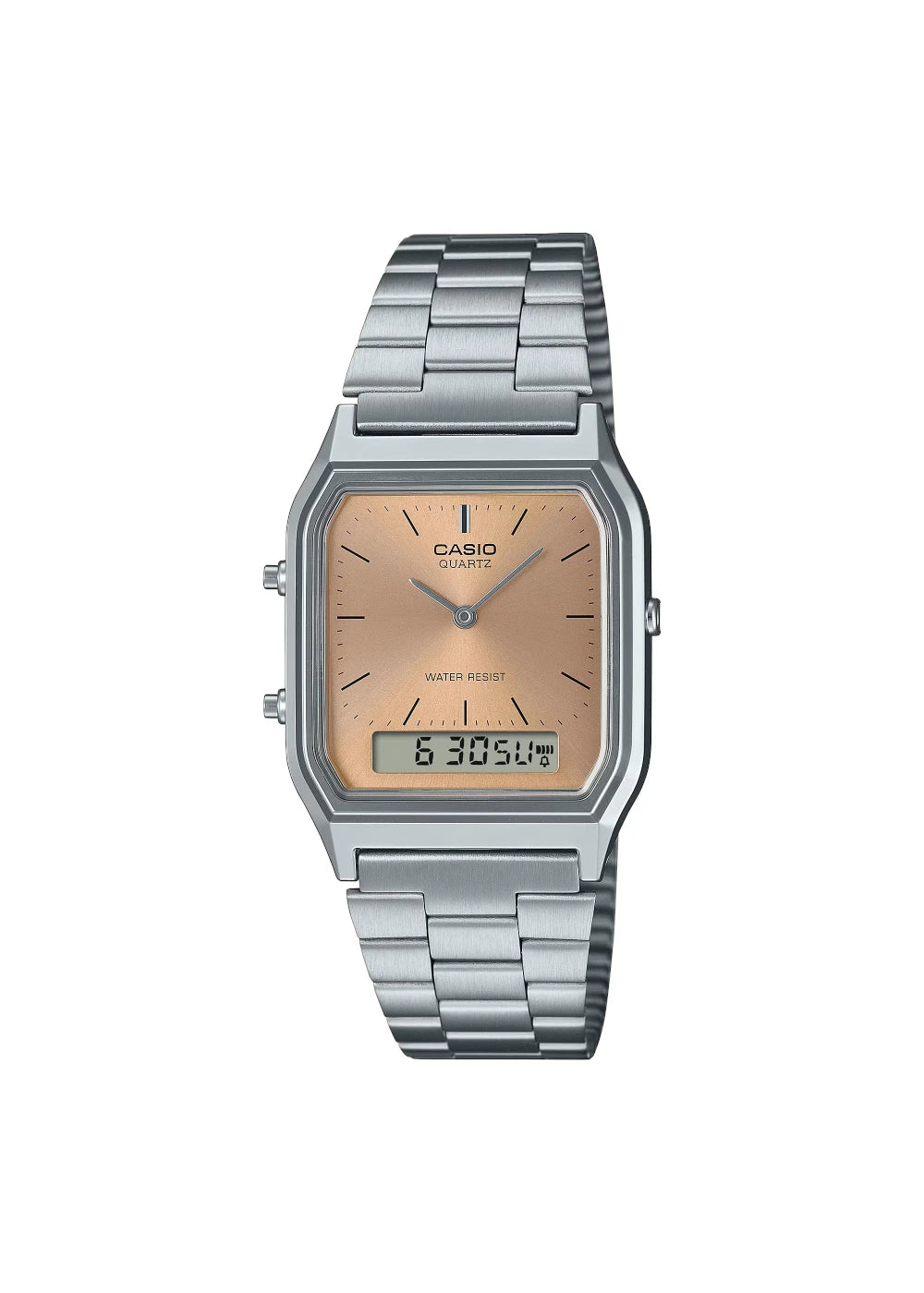 Casio Vintage AQ-230A-4AMQYDF Analog-Digital Orange Dial Unisex