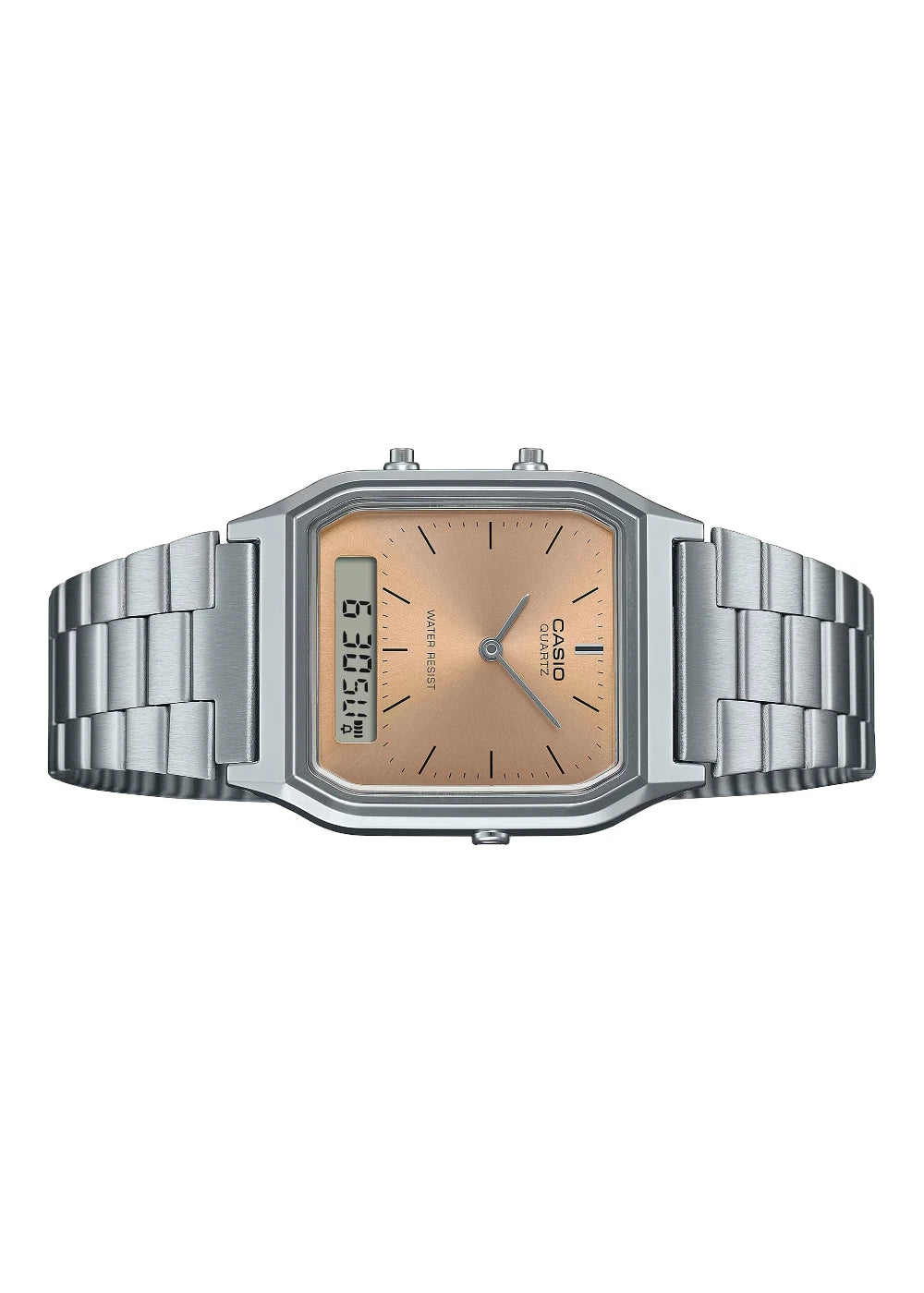 Casio Vintage AQ-230A-4AMQYDF Analog-Digital Orange Dial Unisex
