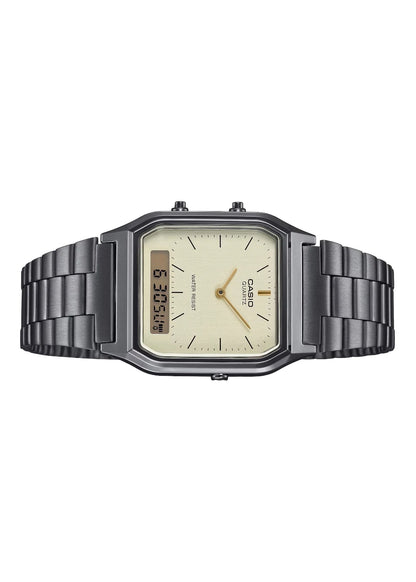 Casio Analog-Digital Fashion Quartz Mens Vintage Casio AQ-230GG-9A