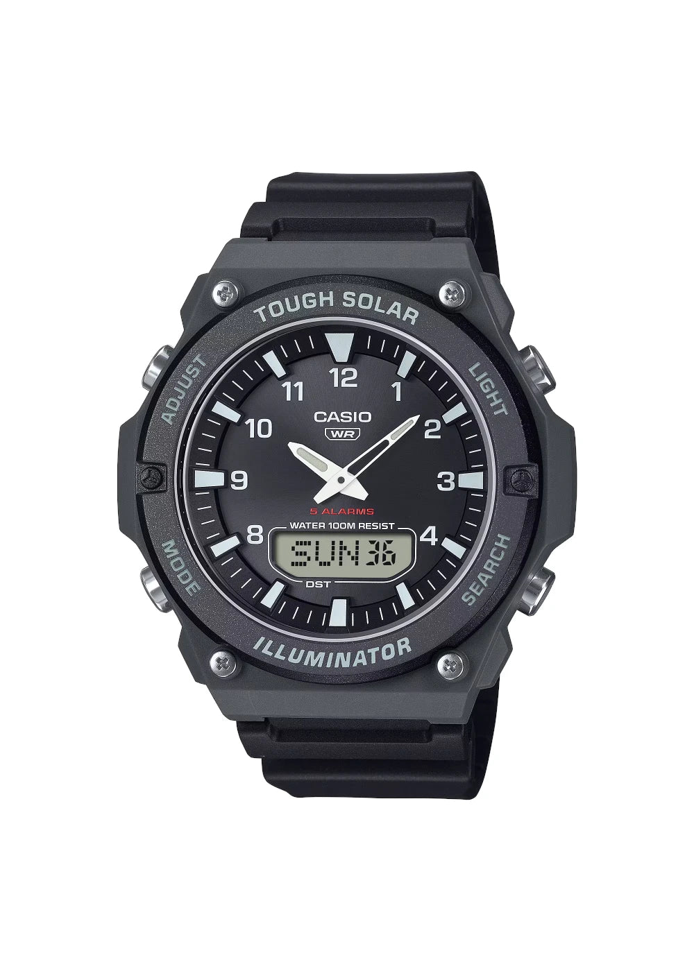 CASIO Men's Analog-Digital Black Dial Watch - AQ-S820W-1AVDF